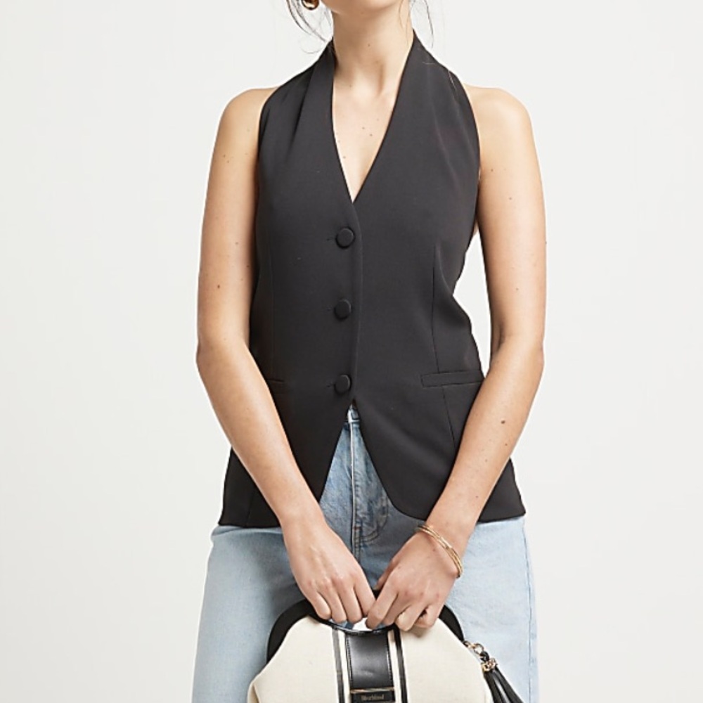 NWT River Island Halter Top Waist Coat